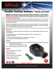 Throttle Position Sensors - Wells Vehicle Electronics