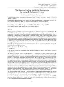 The Galerkin Method for Global Solutions to the Maxwell