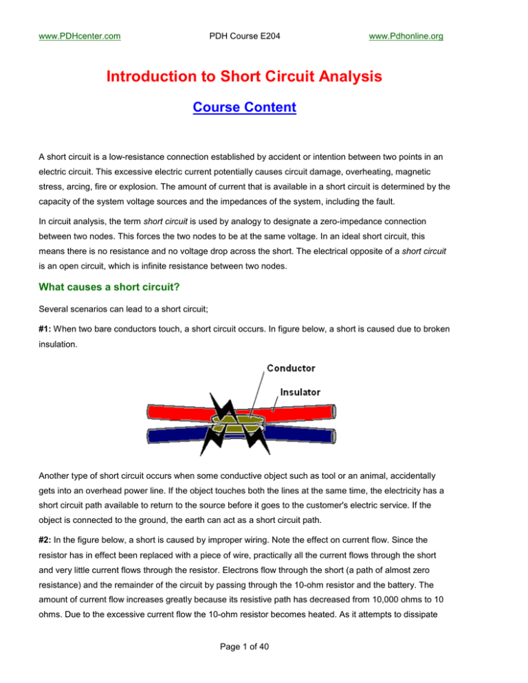 Introduction To Short Circuit Analysis