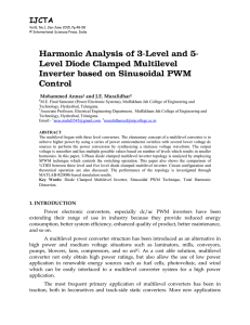 Level Diode Clamped Multilevel Inverter based on Sinusoidal PWM