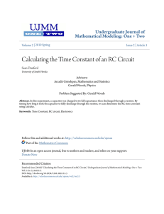 Calculating the Time Constant of an RC Circuit