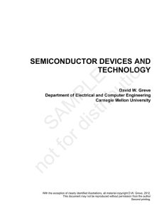 SEMICONDUCTOR DEVICES AND TECHNOLOGY