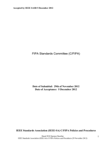 FIPA Standards Committee (C/FIPA)
