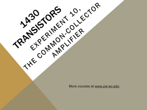 1430, Transistors - Cleveland Institute of Electronics
