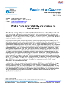 What is “long-term” stability and what are its limitations? - Digi-Key