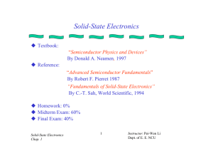 Solid State Electronics ()