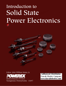 Introduction to Solid State Electronics