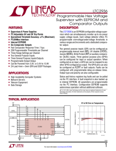 LTC2936 – Programmable Hex Voltage Supervisor with EEPROM