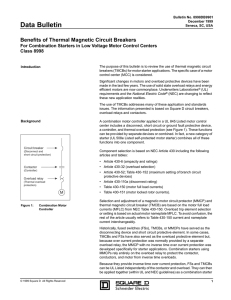 Benefits of Thermal Magnetic Circuit Breakers