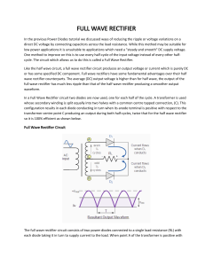 FULL WAVE RECTIFIER