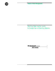 193-2.16: Starting High Inertia Loads: A Comparison of Starting