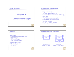 Chapter 6 Combinational Logic