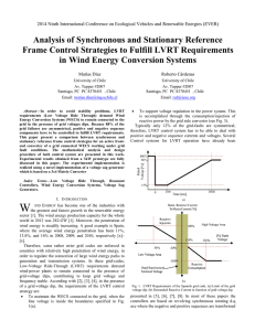 Analysis of Synchronous and Stationary Reference Frame Control