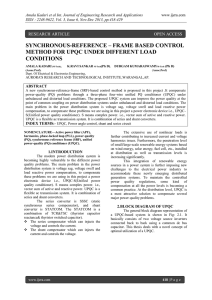 synchronous-reference – frame based control method for