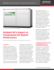 Ambient Air`s Impact on Compressed Air System