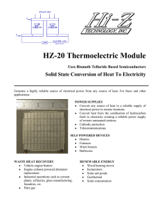 HZ-20 Thermoelectric Module - Hi