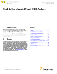 AN2409, Small Outline Integrated Circuit (SOIC) Package