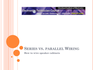 Series vs. parallel Wiring