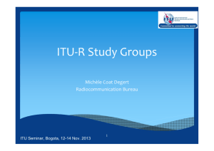 ITU-R Study Groups