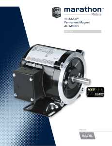 SyMAX® Permanent Magnet AC Motors