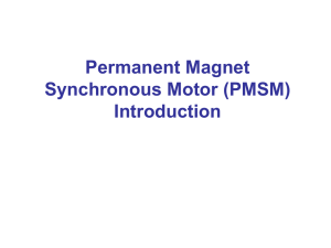 Permanent Magnet Synchronous Motor (PMSM) Introduction