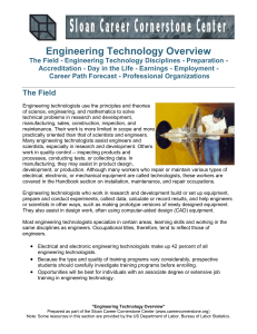 Engineering Technology Overview