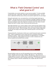 `Field Oriented Control` and what good is it