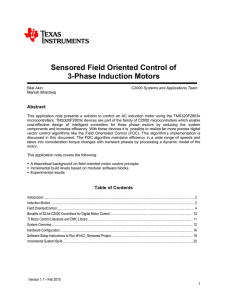 Field Oriented Control of PM Motors