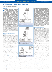 RF/Microwave Solid State Switches