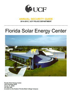 Florida Solar Energy Center - UCF Police Department