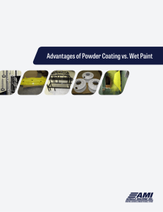 Advantages of Powder Coating vs. Wet Paint