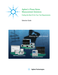 Phase Noise Measurement Solutions