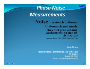 Phase Noise Measurements