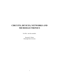 circuits, devices, networks and microelectronics