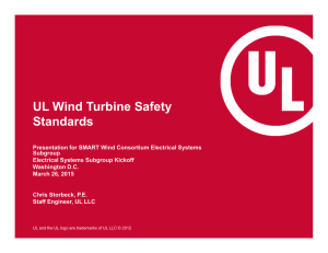 UL Wind Turbine Safety Standards