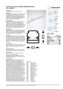 Product data sheet