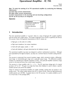 Operational Amplifier