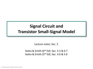 Signal Circuit and Transistor Small