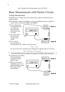 Basic Measurements with Electric Circuits