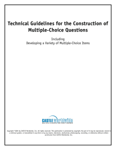 Technical Guidelines for the Construction of Multiple