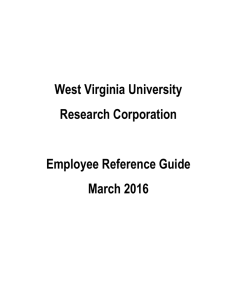 Research HR - West Virginia University