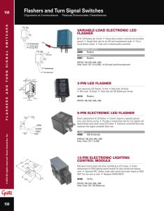 Flashers and Turn Signal Switches