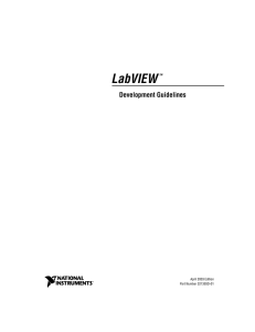 Archived: LabVIEW Development Guidelines