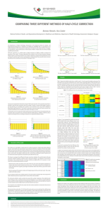 comparing three different methods of half-cycle correction