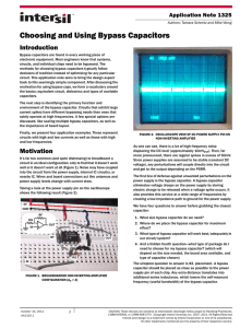 AN1325: Choosing and Using Bypass Capacitors