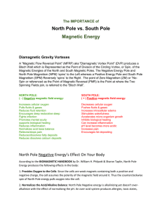 North Pole vs. South Pole Magnetic Energy