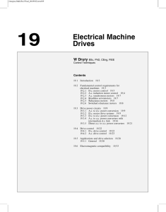 Ch19 Electrical Machine Drives