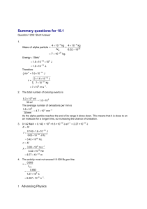 Chapter 18 - Worksheet Answers - AS-A2