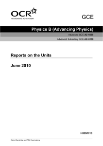 Physics B (Advancing Physics)