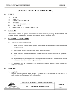 SERVICE ENTRANCE GROUNDING